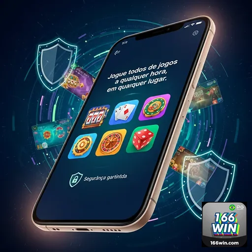 Jogador acessando cassino mobile com smartphone