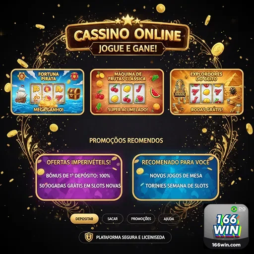 Tela de cassino mobile intuitiva com jogos ao vivo e slots